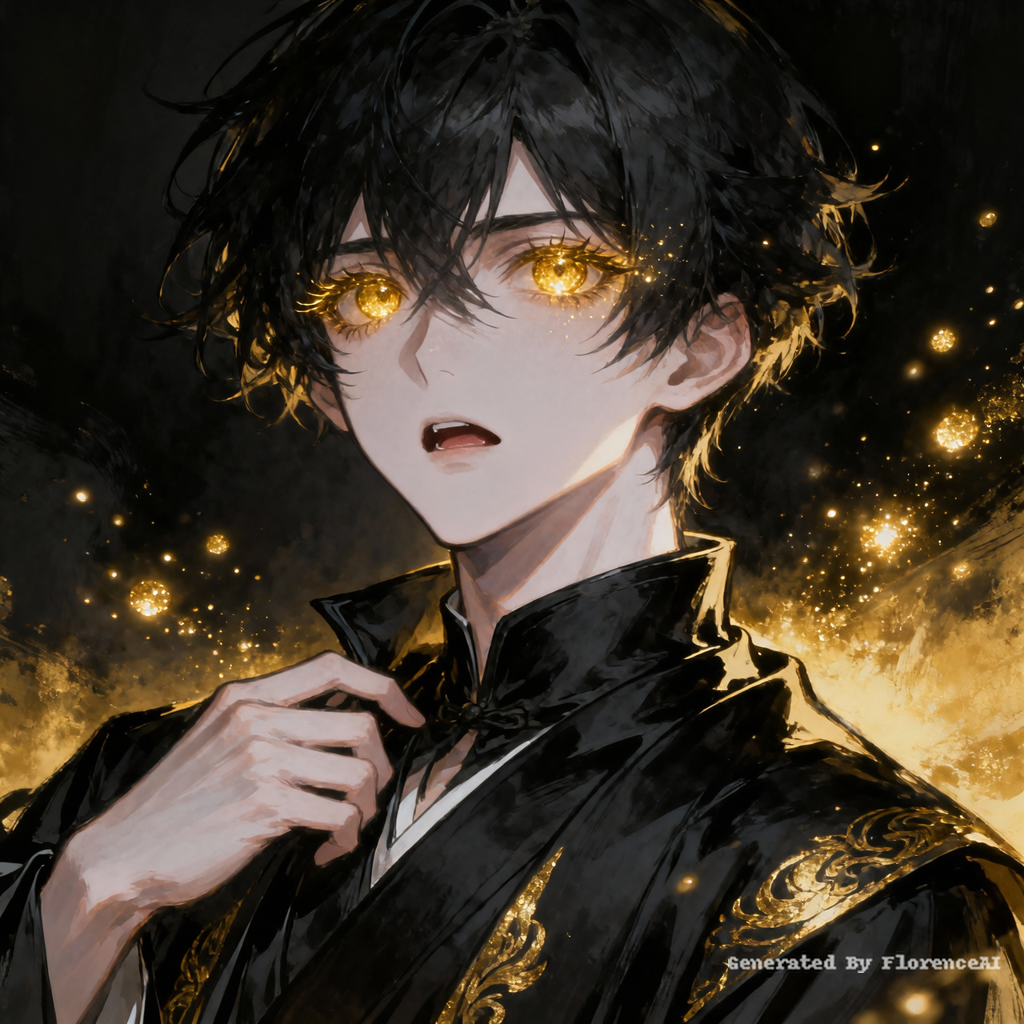Anime thick painting style, semi-thick painting re